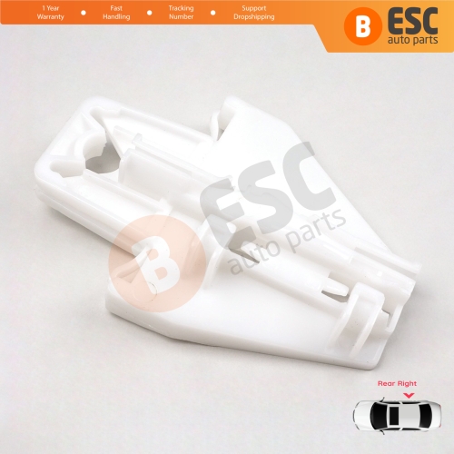 Window Regulator Repair Clips Rear Right for Seat Toledo MK2 1M2 Leon MK1 1M1 Skoda Fabia MK1 6Y 4/5 Door Praktik Van 1M0839462A