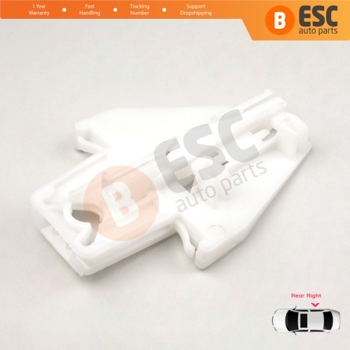 Window Regulator Repair Clips Rear Right for Seat Toledo MK2 1M2 Leon MK1 1M1 Skoda Fabia MK1 6Y 4/5 Door Praktik Van 1M0839462A