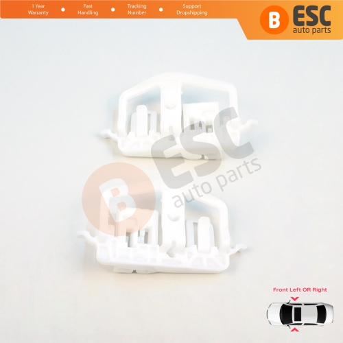 Window Regulator Repair Clips A+B Left or Right Door for Ford Fiesta MK5 JD JH WS BE256 2002–2008 2/3 Door Hatchback Coupe Van 2S51B23200