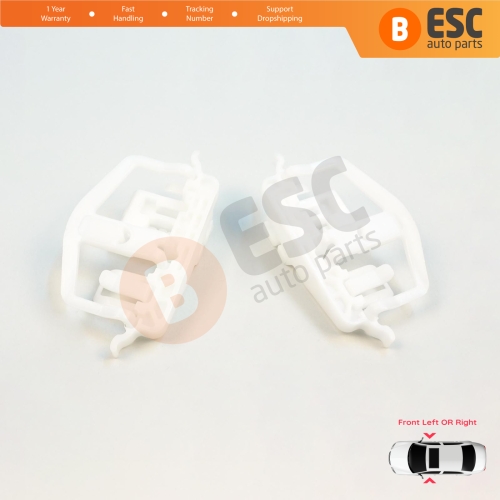 Window Regulator Repair Clips A+B Left or Right Door for Ford Fiesta MK5 JD JH WS BE256 2002–2008 2/3 Door Hatchback Coupe Van 2S51B23200