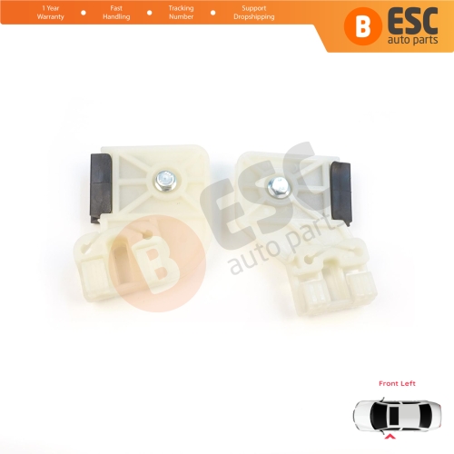 Window Regulator Repair Clips Front Left L1+L2  for VW Polo MK4 6Q 9A 9N 9N3 9A4 4/5-Door Hatchback Sedan 6Q4837461