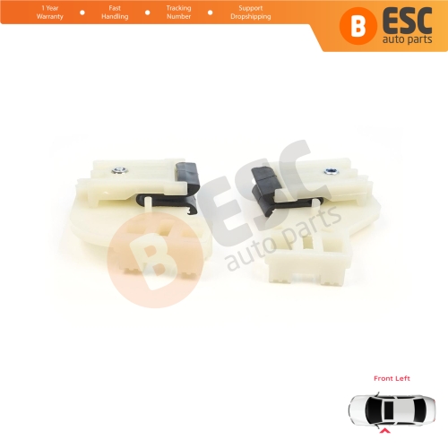Window Regulator Repair Clips Front Left L1+L2  for VW Polo MK4 6Q 9A 9N 9N3 9A4 4/5-Door Hatchback Sedan 6Q4837461