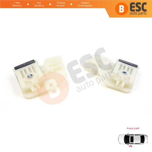 Window Regulator Repair Clips Front Left L1+L2  for VW Polo MK4 6Q 9A 9N 9N3 9A4 4/5-Door Hatchback Sedan 6Q4837461