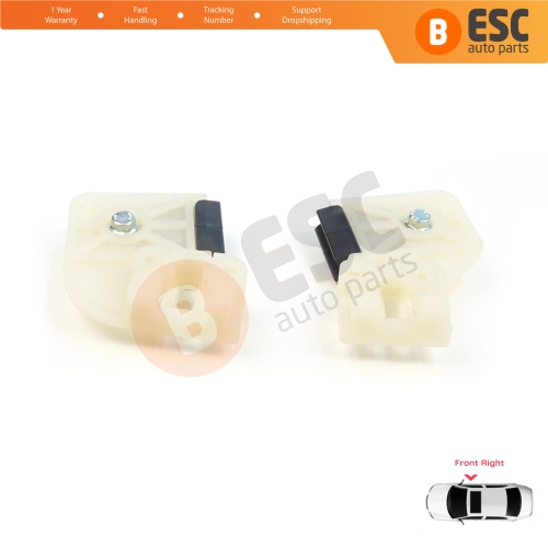 Window Regulator Repair Clips R1+R2 Front Right Door for VW Polo MK4 6Q 9A 9N 9N3 9A4 4/5-Door Hatchback Sedan 6Q4837462