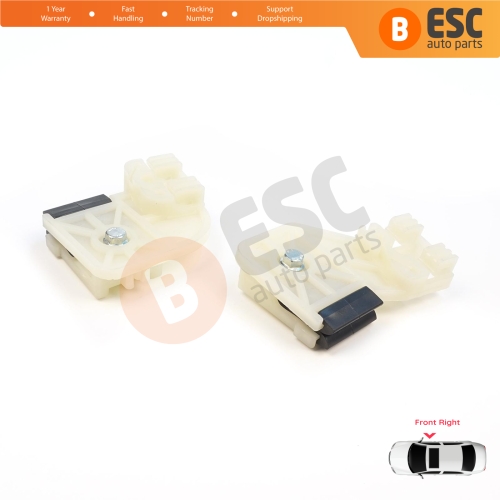 Window Regulator Repair Clips R1+R2 Front Right Door for VW Polo MK4 6Q 9A 9N 9N3 9A4 4/5-Door Hatchback Sedan 6Q4837462