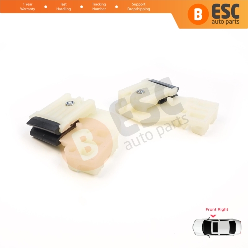 Window Regulator Repair Clips R1+R2 Front Right Door for VW Polo MK4 6Q 9A 9N 9N3 9A4 4/5-Door Hatchback Sedan 6Q4837462