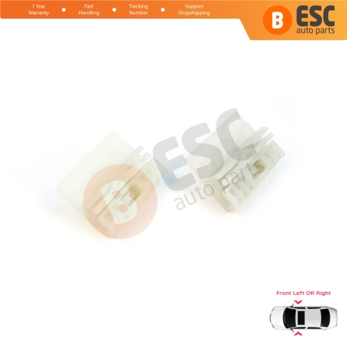 Window Regulator Repair Clips A+B Front for Audi A4 B6 B7 Seat Exeo 3R VW Touareg MK1 7L Porsche Cayenne MK1 8E0837461