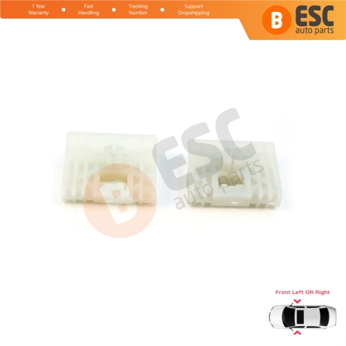 Window Regulator Repair Clips A+B Front for Audi A4 B6 B7 Seat Exeo 3R VW Touareg MK1 7L Porsche Cayenne MK1 8E0837461