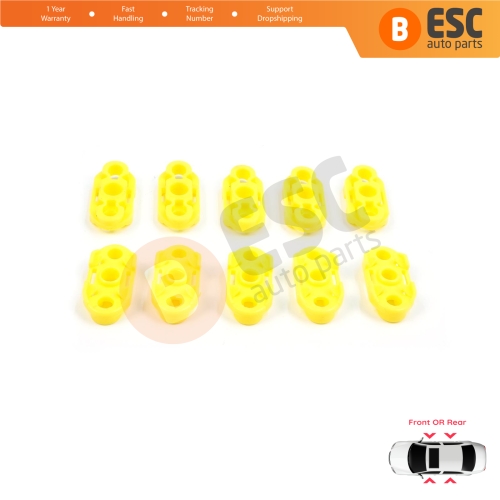 10 Pieces Window Regulator Guide Clips for Buick Pontiac Oldsmobile Impala Cadillac GM Saab 20369894 20369895
