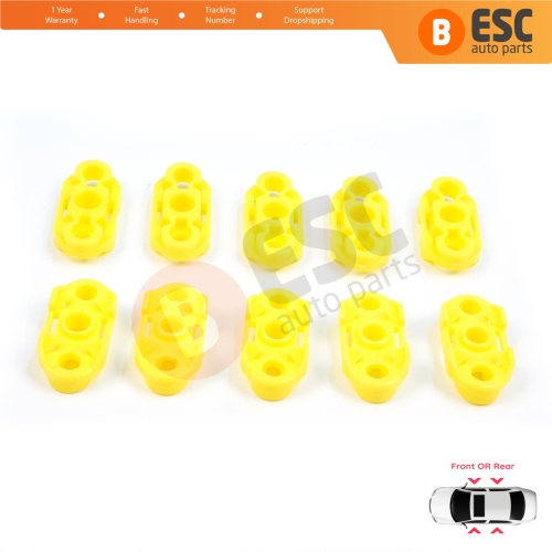 10 Pieces Window Regulator Guide Clips for Buick Pontiac Oldsmobile Impala Cadillac GM Saab 20369894 20369895