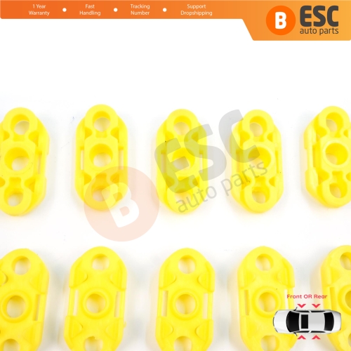 10 Pieces Window Regulator Guide Clips for Buick Pontiac Oldsmobile Impala Cadillac GM Saab 20369894 20369895