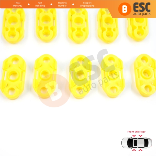 10 Pieces Window Regulator Guide Clips for Buick Pontiac Oldsmobile Impala Cadillac GM Saab 20369894 20369895