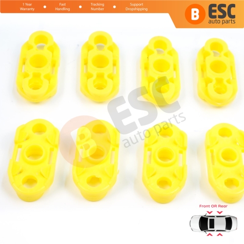 10 Pieces Window Regulator Guide Clips for Buick Pontiac Oldsmobile Impala Cadillac GM Saab 20369894 20369895