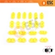 20 Pieces Window Regulator Guide Clips for Buick Pontiac Oldsmobile Impala Cadillac GM Saab 20369894 20369895