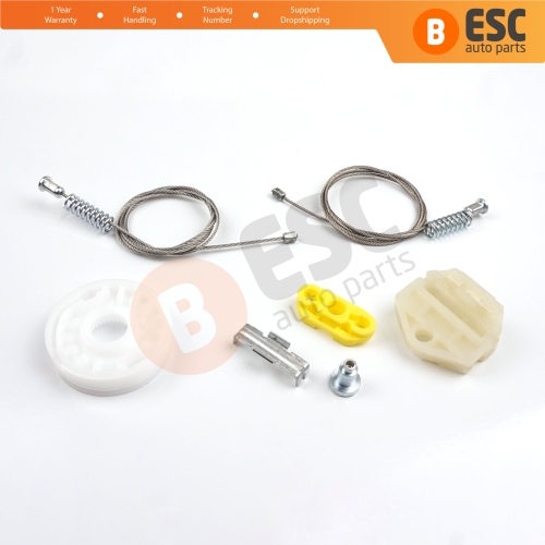 Window Regulator Repair Kit Rear Left or Right Door for Vauxhall Opel Astra G MK4 T98 1998-2004 4/5 Door 90521877 90521878