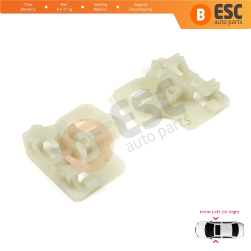 Window Regulator Repair Clips Front Left or Right Door for BMW X5 E53 2000-2006 51338254911 51338254912
