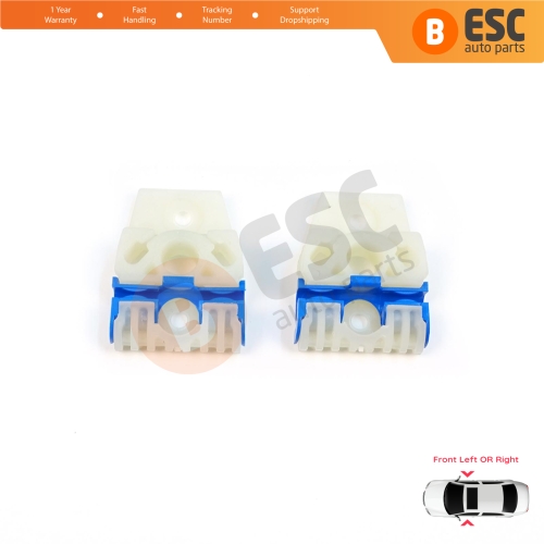 Window Regulator Repair Clips A+B Front for VW Golf MK5 2003-2009 Jetta A5 1K 2005-2010 1K4837461