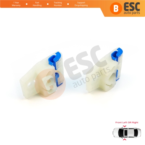 Window Regulator Repair Clips A+B Front for VW Golf MK5 2003-2009 Jetta A5 1K 2005-2010 1K4837461