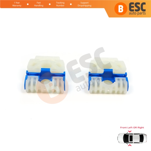 Window Regulator Repair Clips A+B Front for VW Golf MK5 2003-2009 Jetta A5 1K 2005-2010 1K4837461