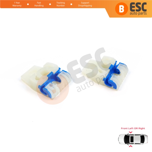 Window Regulator Repair Clips A+B Front for VW Golf MK5 2003-2009 Jetta A5 1K 2005-2010 1K4837461