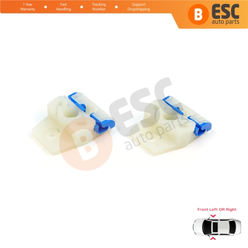 Window Regulator Repair Clips A+B Front for VW Golf MK5 2003-2009 Jetta A5 1K 2005-2010 1K4837461