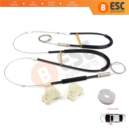 Window Regulator Repair Kit Front Left Door for VW Passat B5 B5.5 3B 3BG Skoda Superb MK1 B5 3U 3B1837461