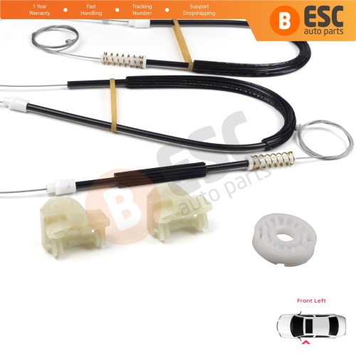 Window Regulator Repair Kit Front Left Door for VW Passat B5 B5.5 3B 3BG Skoda Superb MK1 B5 3U 3B1837461