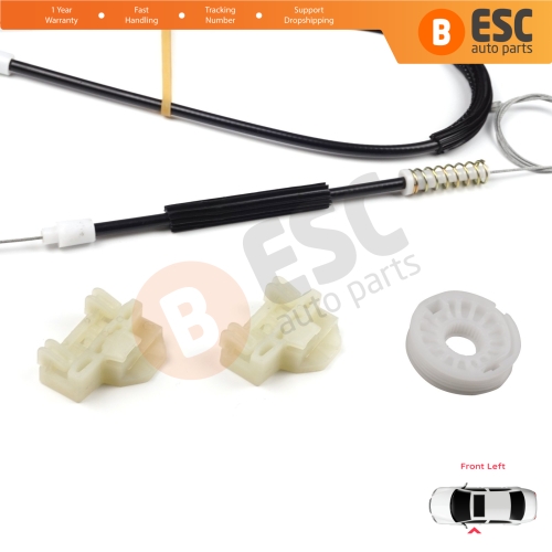 Window Regulator Repair Kit Front Left Door for VW Passat B5 B5.5 3B 3BG Skoda Superb MK1 B5 3U 3B1837461