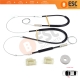 Window Regulator Repair Kit Front Left Door for VW Passat B5 B5.5 3B 3BG Skoda Superb MK1 B5 3U 3B1837461