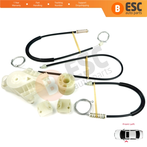 Window Regulator Repair Kit Front Left Door for VW Transporter T5 Caravelle Multivan 2003-2015 7H0837753