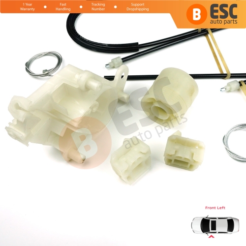 Window Regulator Repair Kit Front Left Door for VW Transporter T5 Caravelle Multivan 2003-2015 7H0837753