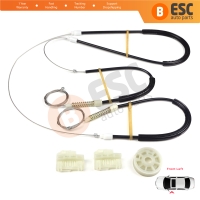 Window Regulator Repair Kit Front Left Door for VW Polo MK3 6N1 6N2 Hatchback 1994-2001 4/5 Door 6N4837461
