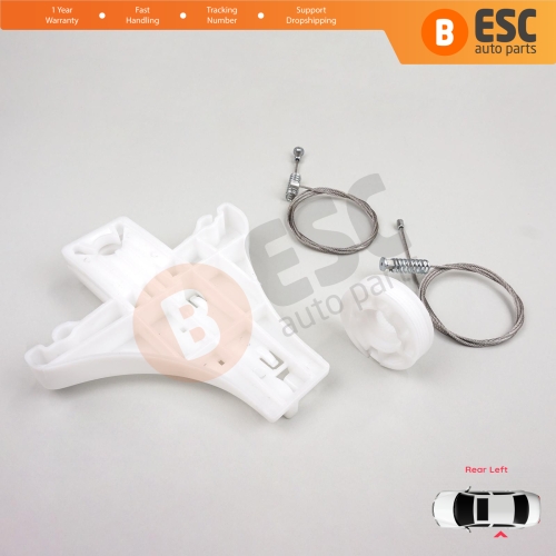 Window Regulator Repair Kit Rear Left Door for VW Passat B5 B5.5 3B 3BG Skoda Superb MK1 B5 3U 3B5839461