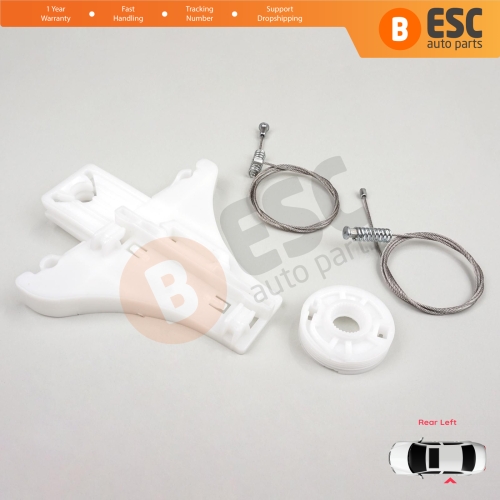 Window Regulator Repair Kit Rear Left Door for VW Passat B5 B5.5 3B 3BG Skoda Superb MK1 B5 3U 3B5839461