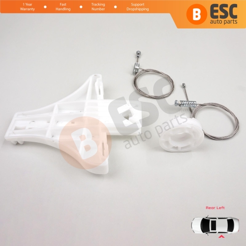 Window Regulator Repair Kit Rear Left Door for VW Passat B5 B5.5 3B 3BG Skoda Superb MK1 B5 3U 3B5839461