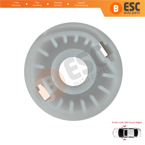 Window Regulator Repair Cable Roll Gear Reel Wheel Pulley Front-Rear Left or Right Door for VW Audi Skoda Seat 7L0837461 8E0839461