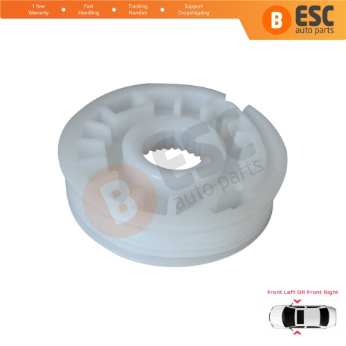 Window Regulator Repair Cable Roll Gear Reel Wheel Pulley Front-Rear Left or Right Door for VW Audi Skoda Seat 7L0837461 8E0839461