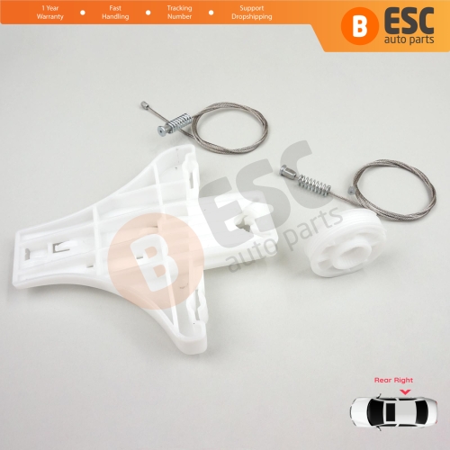 Window Regulator Repair Kit Rear Right Door for VW Passat B5 B5.5 3B 3BG Skoda Superb MK1 B5 3U 3B5839462