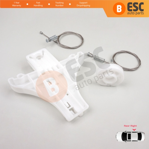 Window Regulator Repair Kit Rear Right Door for VW Passat B5 B5.5 3B 3BG Skoda Superb MK1 B5 3U 3B5839462
