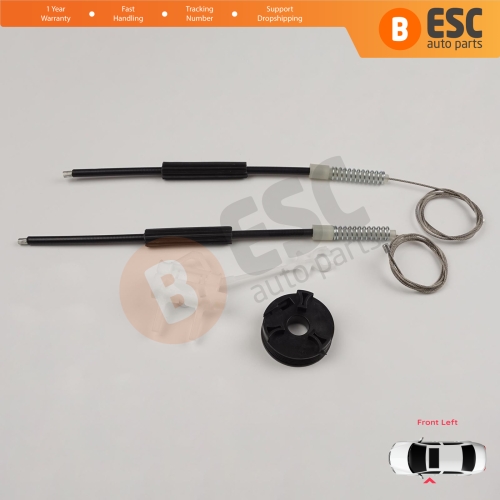 Window Regulator Repair Kit Front Left Door for Fiat Doblo MK1 MPV Van 119 223 2001-2010 51718404