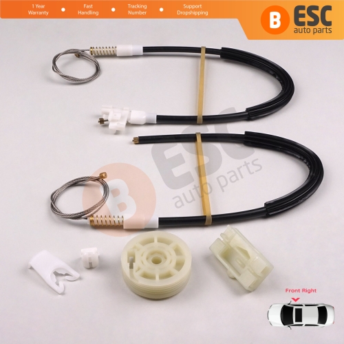 Window Regulator Repair Kit Front Right Door for Renault Megane MK1 X64 1996-2003 4/5 Door 7700834346