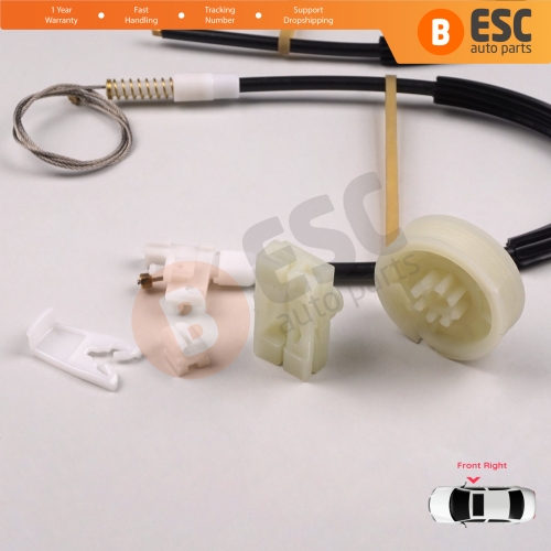 Window Regulator Repair Kit Front Right Door for Renault Megane MK1 X64 1996-2003 4/5 Door 7700834346