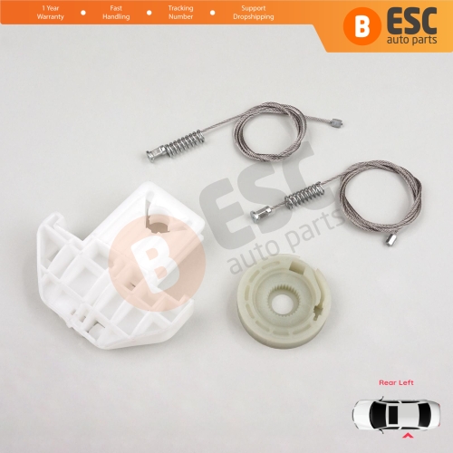 Window Regulator Repair Kit Rear Left Door for Ford Focus MK1 4/5 Door Hatchback Sedan Estate Wagon 1143005