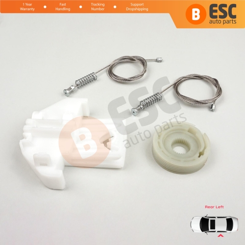 Window Regulator Repair Kit Rear Left Door for Ford Focus MK1 4/5 Door Hatchback Sedan Estate Wagon 1143005