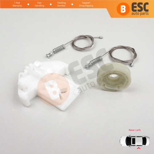 Window Regulator Repair Kit Rear Left Door for Ford Focus MK1 4/5 Door Hatchback Sedan Estate Wagon 1143005