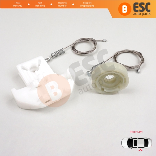 Window Regulator Repair Kit Rear Left Door for Ford Focus MK1 4/5 Door Hatchback Sedan Estate Wagon 1143005