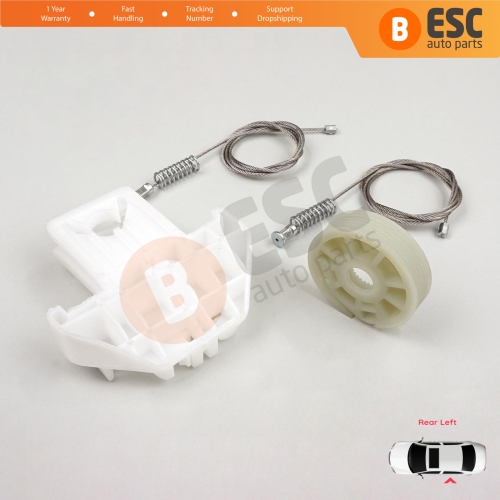 Window Regulator Repair Kit Rear Left Door for Ford Focus MK1 4/5 Door Hatchback Sedan Estate Wagon 1143005