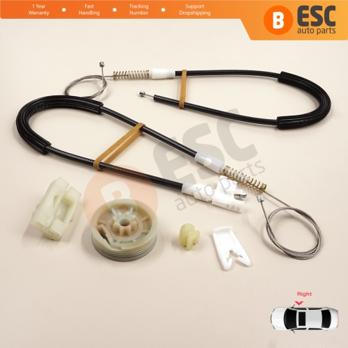 Window Regulator Repair Kit Right Door for Renault Megane MK1 X64 DA0/1 Coupe 1996-2003 2/3 Door 7700834393