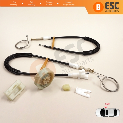 Window Regulator Repair Kit Right Door for Renault Megane MK1 X64 DA0/1 Coupe 1996-2003 2/3 Door 7700834393