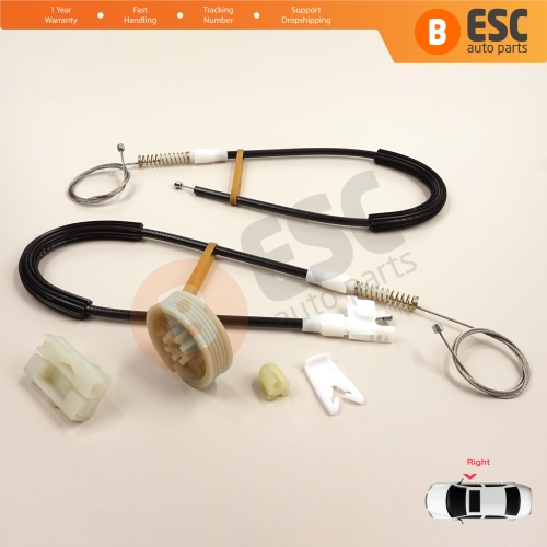 Window Regulator Repair Kit Right Door for Renault Megane MK1 X64 DA0/1 Coupe 1996-2003 2/3 Door 7700834393